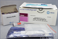 Набор для экспресс-теста на обнаружение антигена парвовируса кошек (VDRG FPV Ag Rapid kit)