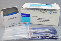 Набор для экспресс-теста на обнаружение антигена парвовируса собак (VDRG CPV Ag Rapid kit)